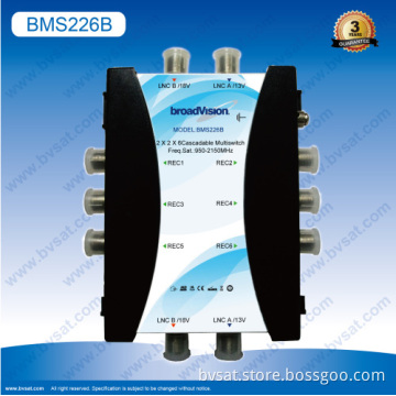 Best-selling Satellite 2 X 2 X 6 Cascadable Multiswitch For Directv 